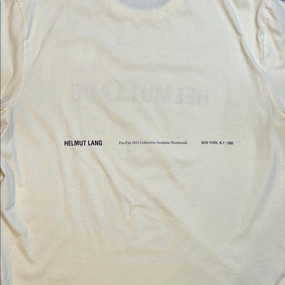 Helmut Lang Men’s Printed Cotton T-Shirt - Picture 8 of 16